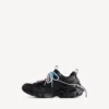 Damen-Track-Sneaker mit Schnürung in Schwarz/Rosa/Blau/Beige Damen-Track-Sneaker mit Schnürung in Schwarz/Rosa/Blau/Beige