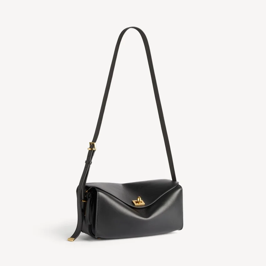 Damen-Umhängetasche „Le 7“ Medium in Schwarz Damen-Umhängetasche „Le 7“ Medium in Schwarz