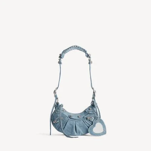 Damen-Umhängetasche „Le Cagole“ XS in Blau Damen-Umhängetasche „Le Cagole“ XS in Blau