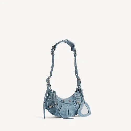 Damen-Umhängetasche „Le Cagole“ XS in Blau Damen-Umhängetasche „Le Cagole“ XS in Blau