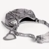 Damen-Umhängetasche „Le Cagole“ XS in Silber Damen-Umhängetasche „Le Cagole“ XS in Silber
