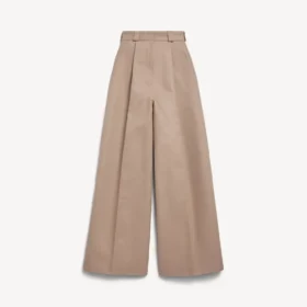 Damenhose mit hoher Taille in der Farbe „Dune“