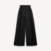 Damenhose mit hoher Taille in Schwarz Damenhose mit hoher Taille in Schwarz