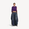 Damenhose „Tulipe“ in Dark Ocean