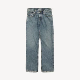 Damenjeans in Regular-Fit in Dirty-Vintage-Blau