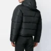 Daunenjacke mit kleinem Logo-Print „Schwarz“ 556231TYD331000