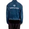 Denim-Jacke in Large-Passform „Blue“ 643398TJW214254