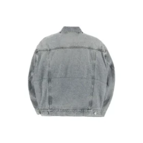 Denim-Jacke mit gedrehten Ärmeln „Blue Skies“ 706654TDW144824