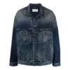 Denim-Jacke mit gesticktem Logo „Blue“ 671889TJW754021