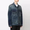 Denim-Jacke mit gesticktem Logo „Blue“ 671889TJW754021