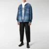 Denim-Jacke mit Logo am Kragen „Blau“ 571324TCW032340