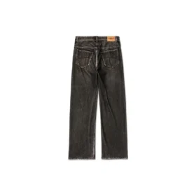 Denim-Trompe-L’œil-Hose „Black“ 751503TOL991000