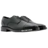 Derby-Schuhe mit Logo-Zehenkappe „Schwarz“ 590716WA7201000