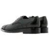 Derby-Schuhe mit Logo-Zehenkappe „Schwarz“ 590716WA7201000