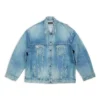 Destroyed-Denim-Jacke „Blue“ 727840TNW014268