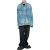 Destroyed-Denim-Jacke „Blue“ 727840TNW014268