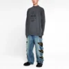 Dies ist nicht der neue Balenciaga-Logo-Pullover „Dark Grey“ 652981TKVE41069