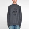Dies ist nicht der neue Balenciaga-Logo-Pullover „Dark Grey“ 652981TKVE41069