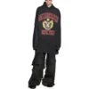 DIY College-Hoodie „Black“ 744463TOVK21055