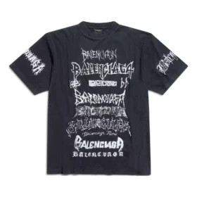 Diy Metal T-Shirt „Black White“ 641675TPVO31569