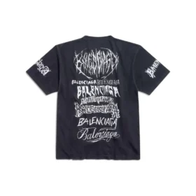 Diy Metal T-Shirt „Black White“ 641675TPVO31569