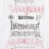Diy Metal T-Shirt „Weiß Schwarz Rot“ 641675TPVO29065
