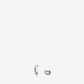 DIY-Ohrstecker für Herren in Silber