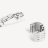 DIY-Ohrstecker für Herren in Silber