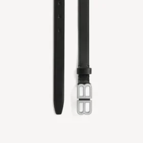 Dünner BB Hourglass-Gürtel für Damen in Schwarz