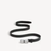 Dünner BB Hourglass-Gürtel für Damen in Schwarz