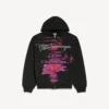 „Dream“-Hoodie mit Reißverschluss für Damen in Schwarz „Dream“-Hoodie mit Reißverschluss für Damen in Schwarz