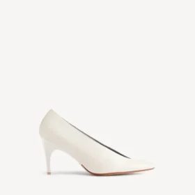 Duchesse-Pumps für Damen in Schneeweiß