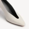 Duchesse-Pumps für Damen in Schneeweiß
