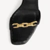 Duchesse-Sandalen für Damen in Schwarz