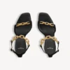 Duchesse-Sandalen für Damen in Schwarz