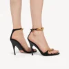 Duchesse-Sandalen für Damen in Schwarz