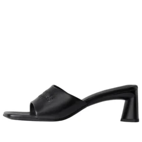 Duty Free-Sandalen 60 mm „Black Shiny Soft Sheepskin“ 787303WBCW01000
