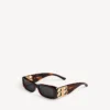 Dynasty-Sonnenbrille für Damen, rechteckig, in Mid Havana Dynasty-Sonnenbrille für Damen, rechteckig, in Mid Havana