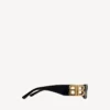 Dynasty Sonnenbrille in rechteckiger Form, schwarz Dynasty Sonnenbrille in rechteckiger Form, schwarz