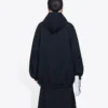 Echtes Balenciaga Large Fit Schwarz 620947TIVA21000
