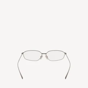 Editorial ovale Sonnenbrille in Silber