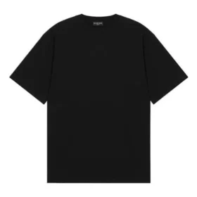 Einfarbiges T-Shirt „Schwarz“ 651795TAV041000