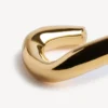 Eisa-Armreif für Damen in glänzendem Gold