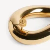 Eisa Ellipse-Ohrringe für Damen in glänzendem Gold