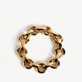 Eisa-Ketten-Choker für Damen in glänzendem Gold