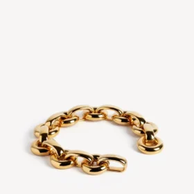 Eisa-Ketten-Choker für Damen in glänzendem Gold
