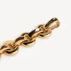 Eisa-Ketten-Choker für Damen in glänzendem Gold