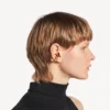 Eisa XS Ear Cuff für Damen in glänzendem Gold