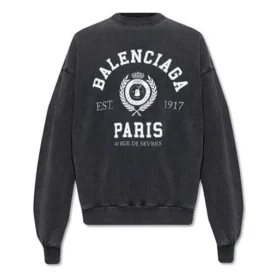 Est. 1917 Sweatshirt mit Rundhalsausschnitt und College-Logo-Print „Washed Black“ 697869TMV991000 Est. 1917 Sweatshirt mit Rundhalsausschnitt und College-Logo-Print „Washed Black“ 697869TMV991000