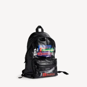 Explorer-Rucksack für Herren in Schwarz/Mehrfarbig